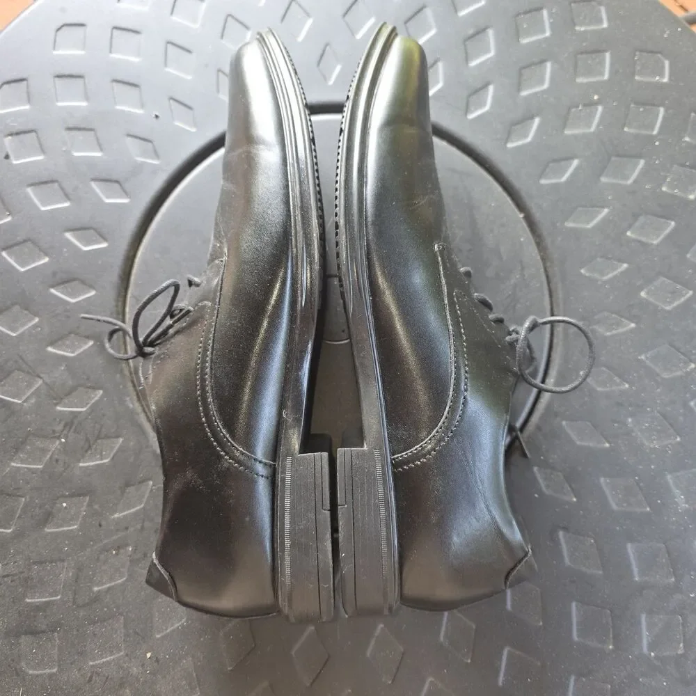Perry Ellis Portfolio CARLOS Ultra Foam Oxford Dress Shoes Black Men’s Size 13
